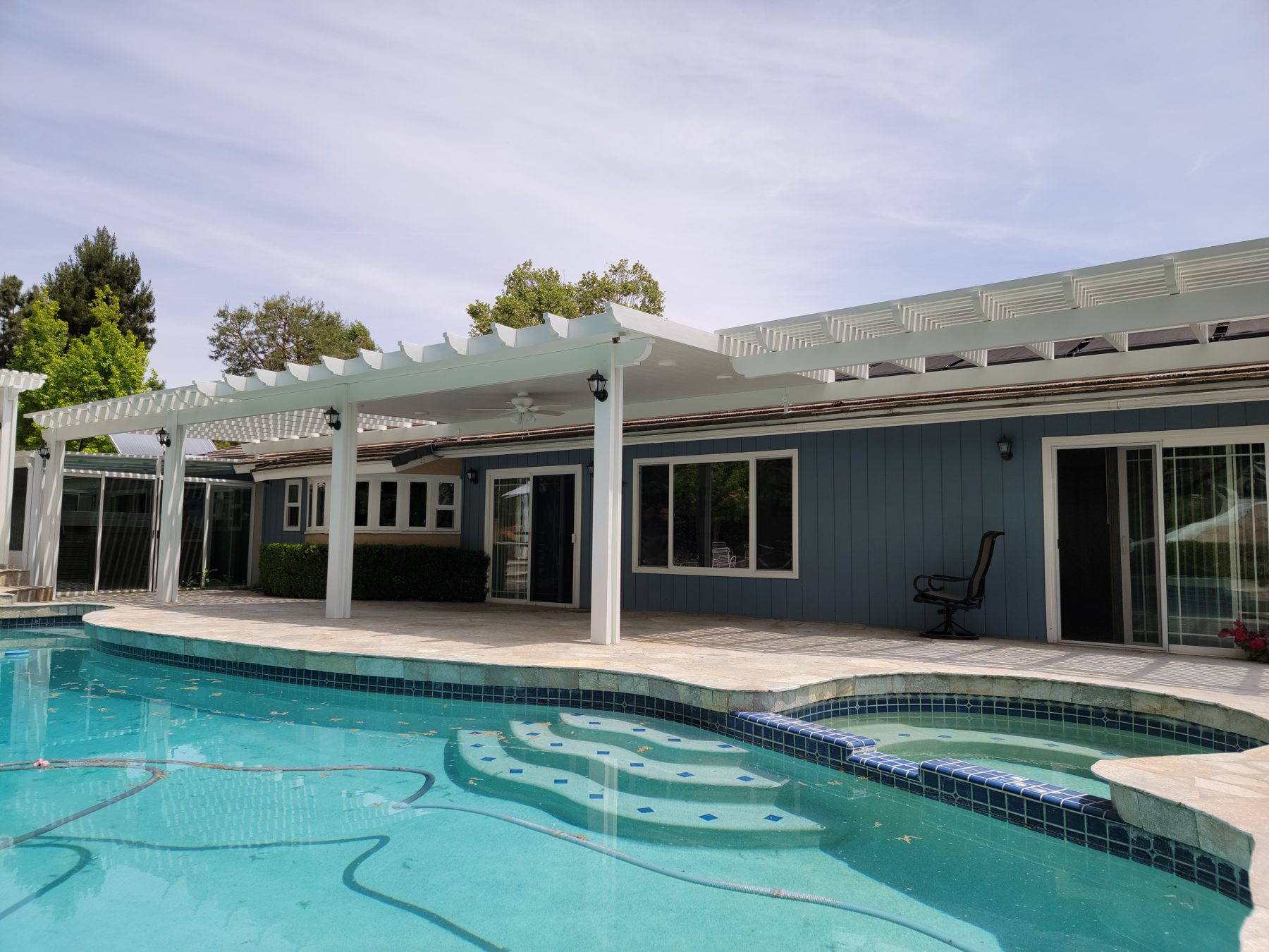 Large poolside project